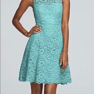 David’s bridal bridesmaid dress F18031 Spa